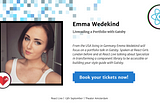 React Live Amsterdam with Emma Wedekind and all you need to know about component libraries