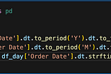 To_period( ); Is it related to datetime?