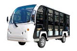 17 Seater Electric Shuttle Bus Closed Type