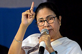 TMC chief and West Bengal Chief Minister Mamata Banerjee speaks during a rally, ahead of the Lok Sabha elections, in Kolkata