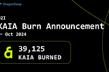 [D2I] Monthly KAIA Burn — Oct 2024