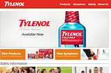 Case study: Tylenol website redesign