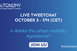Mobility, data, and freedom: join us for an online debate!