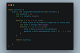 Leetcode: 84. Largest Rectangle in Histogram