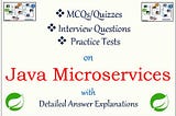 Java Microservices Practice Test