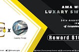 Crypto Thrust x Luxury Swap AMA