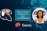 Create a Toucan Dashboard on Dune