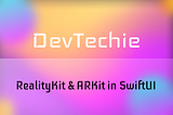 RealityKit & ARKit in SwiftUI