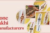 Exploring Unique Designs from Leading Stone Rakhi Manufacturers