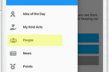How to Add Friends to BeKind app