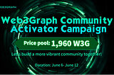 Web3Graph Community Activator Campaign