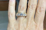 Styling Melissa’s Engagement Ring with Different Bands
