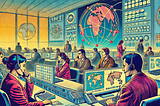 An image repsenting a call centre.