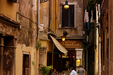 Sidewalk Cafe, Venice, Italy