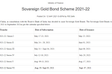 Sovering gold bond a moat against Inflation — Investing