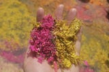 Ephemeral Art on Easter Sunday in Lima, Peru