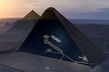 SECRET CHAMBER IN GIZA PYRAMID MAY HOLD PHARAOH’S ‘METEORITE THRONE’