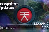 SORA Ecosystem Updates #85, March 7, 2025