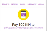 Express your KINship: user-to-user payments