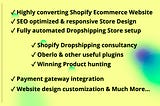 1.Sign up for Shopify
2.Complete