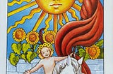 The Sun by guruji@thetarot.cards