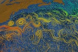 Map of ocean currents