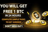 Bitcoin Millennium Airdrop — Get 1 BTC For Community