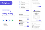 Tasky Husky — A UX Case Study