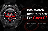 Exclusive watchfaces for Gear S3 : Real Watch becomes Smart