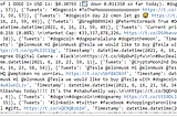 TWITTER SENTIMENT ANALYSIS OF DOGECOIN USING PYTHON IN 30 Line CODE