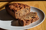 Gluten-free, dairy-free, nut-free, lightly sweet, moist banana bread.