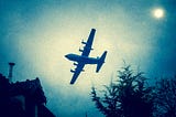 Rolling thunder overhead…