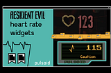 How to add a heart rate widget on Resident Evil stream