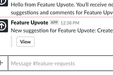 Use Feature Upvote with Slack
