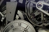 close up of a Breguet Tradition watch