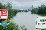 Flooded Houston interstate