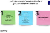 Le 3 cose che ogni business deve fare per cavalcare l’IA Generativa