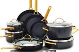 Enhance Your Culinary Journey, with the GreenPan Reserve Hard Anodized 16 Piece Cookware Set