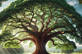 A large tree.