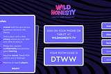 Play Wild Honesty online (via screen share!)