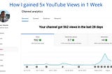 5x YouTube Views in 1 Week