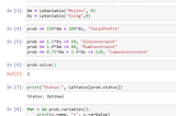 Introduction to Linear Programming (LP) with Python PuLP