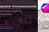 More speakers announced