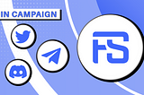 Launch of the first campaign ‘Join our social channels Telegram, Twitter and Discord!’