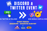 Discord & Twitter Event Now OPEN!