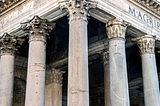 Ancient roman pillars