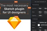 The most necessary Sketch plugin for UI designers