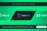 Stake Live On NULS POCM platform