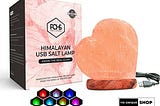 Heart Shape Salt Lamps with Love: 110 Unique Heart-Shaped Salt Lamps on Etsy