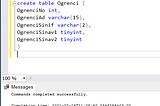 SQL Temel DDL Komutları